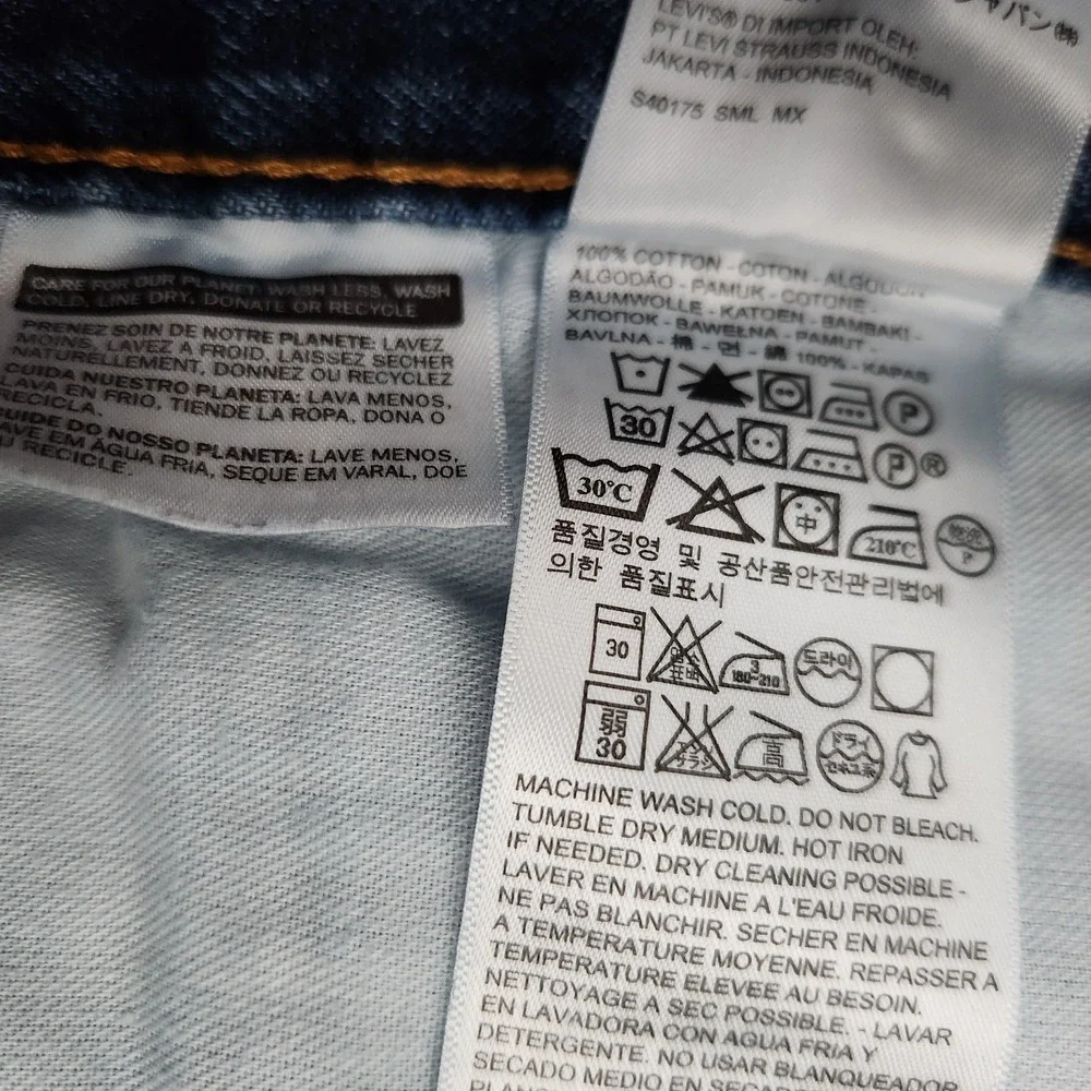 Levis 505‎ Mens 36x32 Blue Straight Leg Denim Jeans Medium Wash USA Cowboy Work